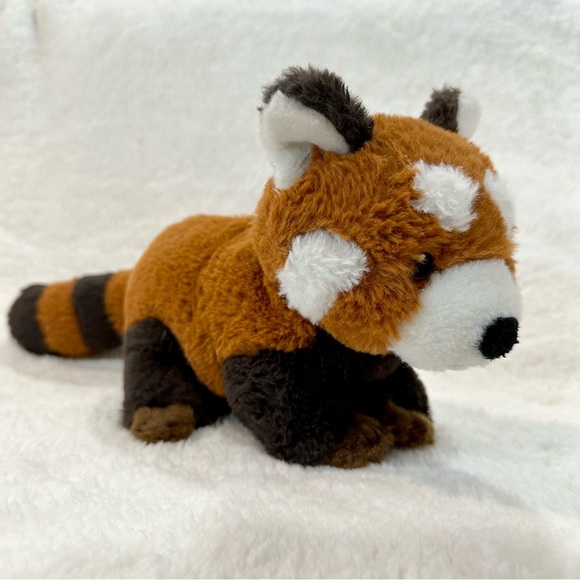 Eco Nation Aurora Red Panda 14” Realistic Embroidered Eyes Plush Stuffed Animal - Picture 3 of 9